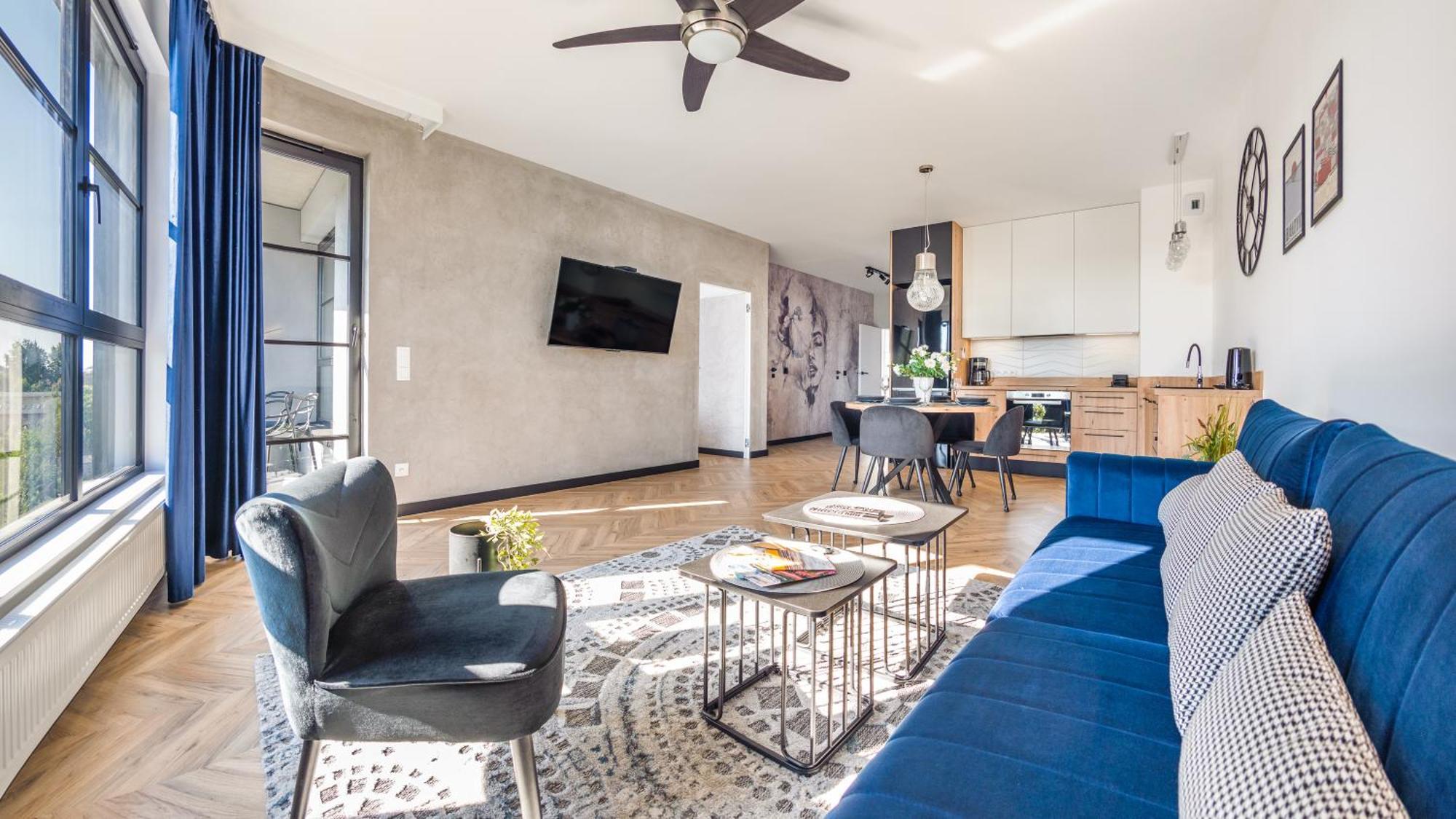 Flatbook - City Center Apartments Doki Living Гданьск Экстерьер фото